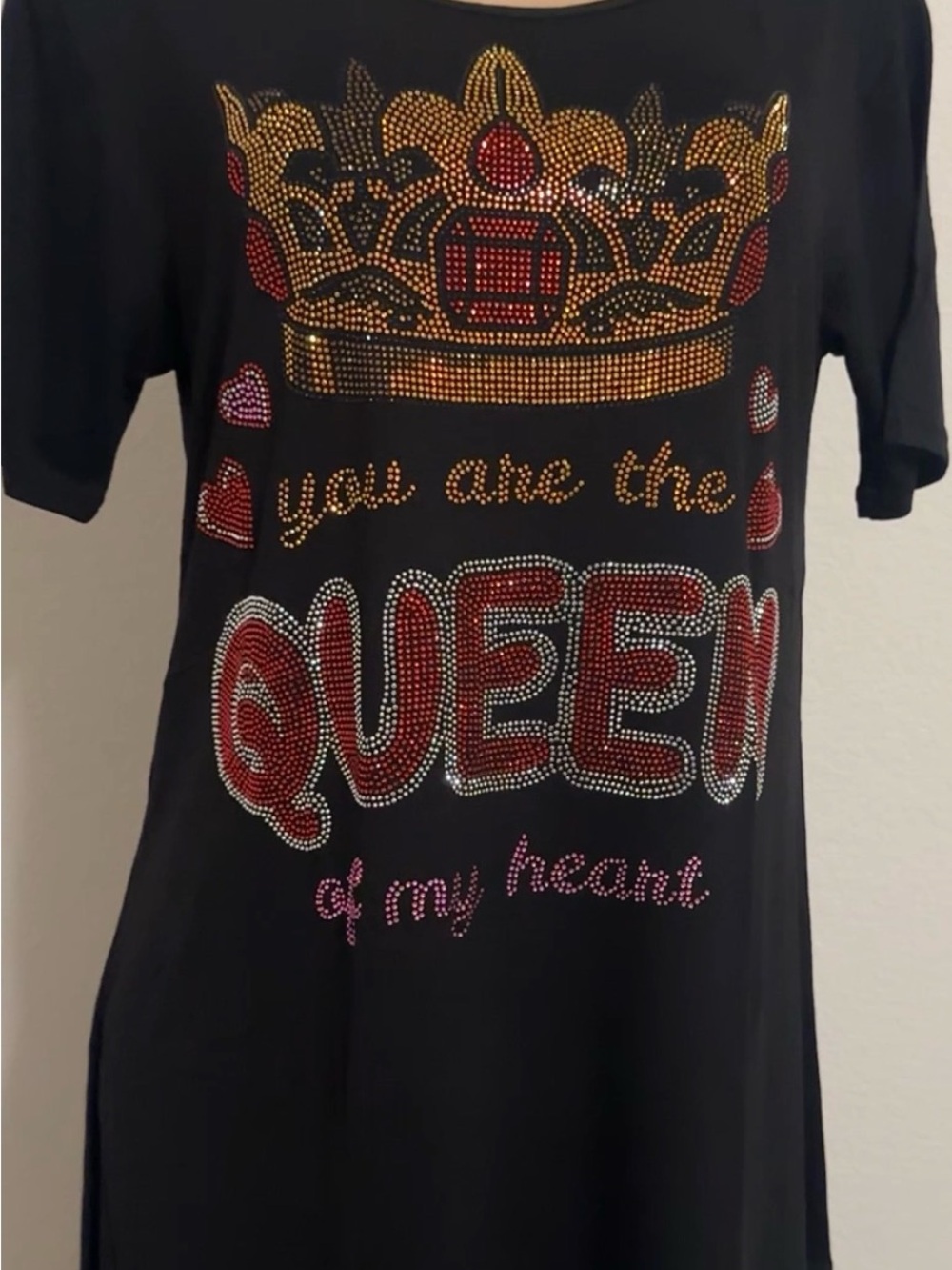 Queen rhinestone shirt